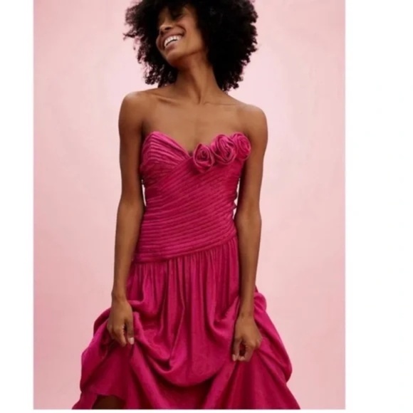 NWT Free People Make An Entrance Maxi Dress Pink NWT size 2 - Picture 1 of 9